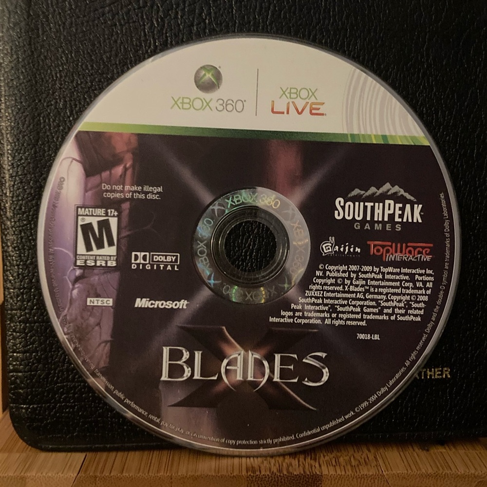 Blades for Xbox 360 by SouthPeak Games - Black